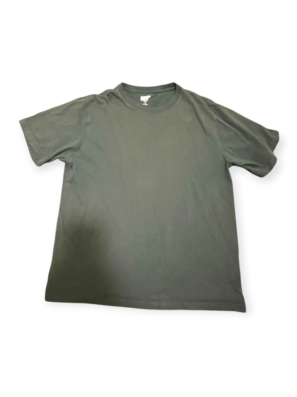 Lands' End Super-T T-Shirt Dark Green Medium